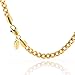 Lifetime Jewelry 5mm Cuban Link Chain - Gold Necklace for Women Men Teen Girls & Boys - 20X More 24k Real Gold Than Other Plated Miami Curb Links - Free Lifetime Replacement Guarantee 16-30 inches