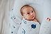 Margaux & May Muslin Swaddle Blankets - Space Design - Large Super Soft Cotton Muslin Baby Blankets 47