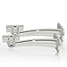 Auto Safety Aluminium Universal Indoor Outdoor Wall Ceiling Mount CCTV Security Camera Rotary Mounting Bracket PART OF TWO white