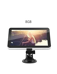 Sistema de Mapas de Navegación GPS de 7 pulgadas, navegador GPS internacional 128 M 8 GB FM con actualización de mapas de por vida para coches, camiones y vehículos