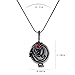 LUREME Elena's Vervain Pendant Anti-Vampire Locket Necklace Silver Plated (01003583)
