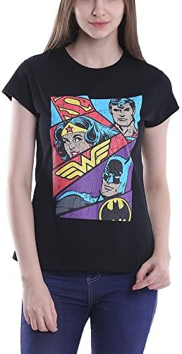 DC Comic Women's Black Color Half Sleeve T-Shirt