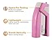 Bostitch Office InCourage Spring-Powered Compact Stapler, BCA Pink (1588), plastic-half strip