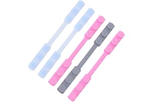 EXCEART 5Pcs Adjustable Silicone Mask Hook Ear Reusable Non-Slip Mask Extension Buckle Ear Savers for Comfortable Face Fit