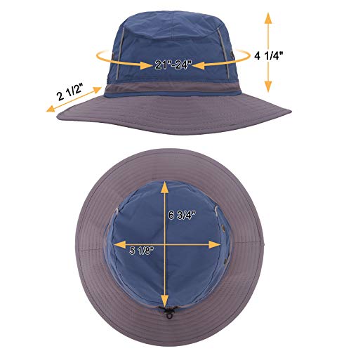 Jane Shine Outdoor Sun Hat Quick-Dry Breathable Mesh Hat Camping Cap
