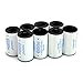 VONOTO 8 Pack AA to C Size Adapter Rechargeable Battery Adapter Spacers Case
