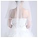Shine Love Women's 2 Tier Spark Bridal Pearl Wedding Veil With Comb 11001