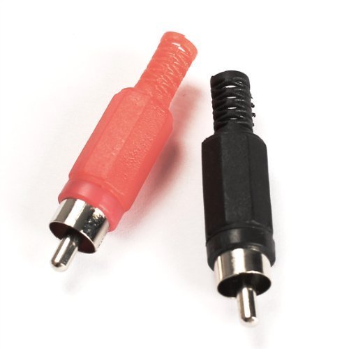 Honbay 20PCS Solder RCA Plug Male Audio Video Adapter Connector Professional - Thumbnail 2