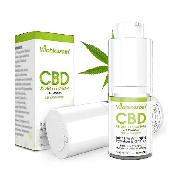 Hemp Eye Cream, Intensive Hydrating Eye Cream, 2021 Best Anti Aging Eye Gel to Reduce Dark Circles, Puffiness, Wrinkles…