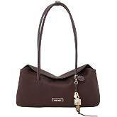 Nine West Samera Shoulder Satchel | ADORNMENT W SHELL DESIGN AND FAUX SUEDE WITH COMFORTABLE SHOULDER STRAPS AND EASY FLAP CLOSURE