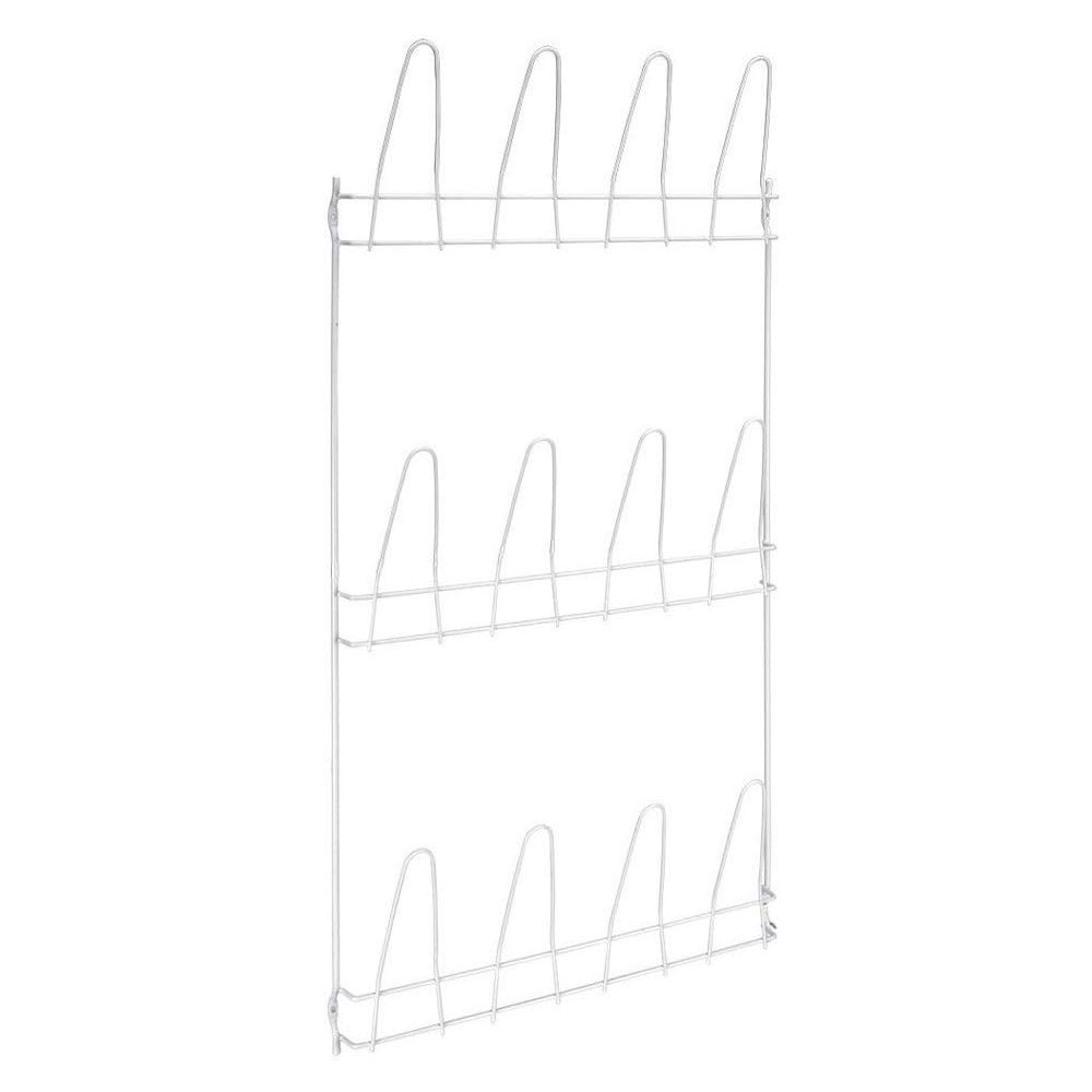 Metaltex Penny - 36611214080 - Wall-Mounted Shoe Rack - 6 Pairs - Metal - White - 40x6x77.5cm