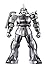 TAMASHII NATIONS Bandai Gm-02: Zaku II Chars Custom Model Mobile Suit Gundam, Bandai Absolute Chogokin Small Metal Statue
