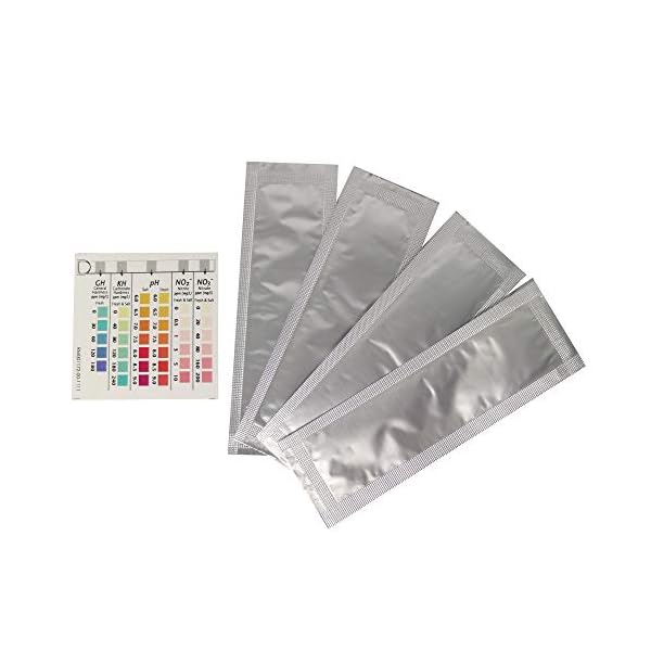 API 5-IN-1 TEST STRIPS Freshwater and Saltwater Aquarium Test Strips 4-Count Box