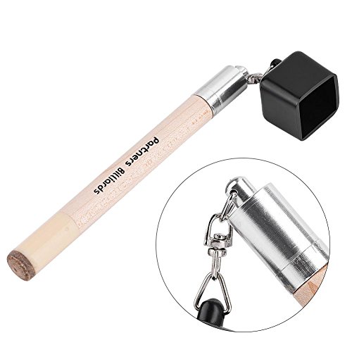 Pocket Pool Stick Chalk Holder, 2 in 1 Pick Chalk Cover Tip Pricker Prep Tool for Billiard Cue Snooker Accessory