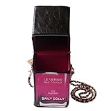 LUI SUI-Glamour Nail Polish Glam Bag Women Unique Crossbody Bag Purple Rose Purse Cr36 (Rose Red)