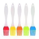 TYHY Silicone Basting Brush/Silicone Pastry Brushes Oil Basting Brush And Basters With Solid Core, Set Of 5