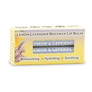 Beessential Lemon Lavender Lip Balm, Pack of 2