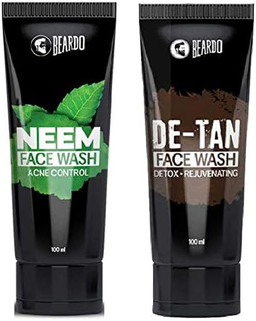 Beardo Neem Facewash and De-Tan Facewash Combo