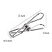 Z ZICOME Stainless Steel Clothespins Metal Clothes Pins for Outdoor Clothesline Laundry Home Kitchen, 40 Pack