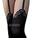 AM Landen Sexy Rose Garter Mock Thigh High Pantyhose Small Size