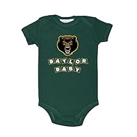 Two Feet Ahead Baylor Bears Blocks NCAA College Newborn Infant Baby Creeper (6 Months)