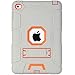 iPad Mini 4 Case,iPad Mini 4 Retina Case,BENTOBEN 3 in 1 Hybrid [Soft&Hard] Heavy Duty Rugged Stand Cover Shockproof Anti-Slip Anti-Scratch Full-Body Protective Case for iPad Mini 4, Grey/Orange