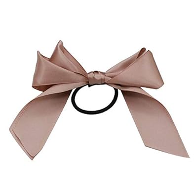 Buy Generic Women Rubber Bands Tiara Satin Ribbon Hair Bow Elastic