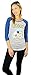 Pokemon Womens Baseball Raglan Tee Heather Grey