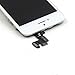 Screen Replacement For iPhone 5S LCD Touch Display - White Recyco Full Set Digitizer Assembly With Home Button and Camera + Free Screen Protector