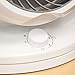 IRIS USA WOOZOO Oscillating Fan, Vortex Fan, Air Circulator, Desk Fan, Portable Fan, 3 Speed Settings, 6 Tilting Head Settings, 74ft Max Air Distance, Large, White