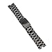 Ritche Black Stainless Watch Band Strap Replacement for Motorola Moto 360 Smartwatch Screen Protector