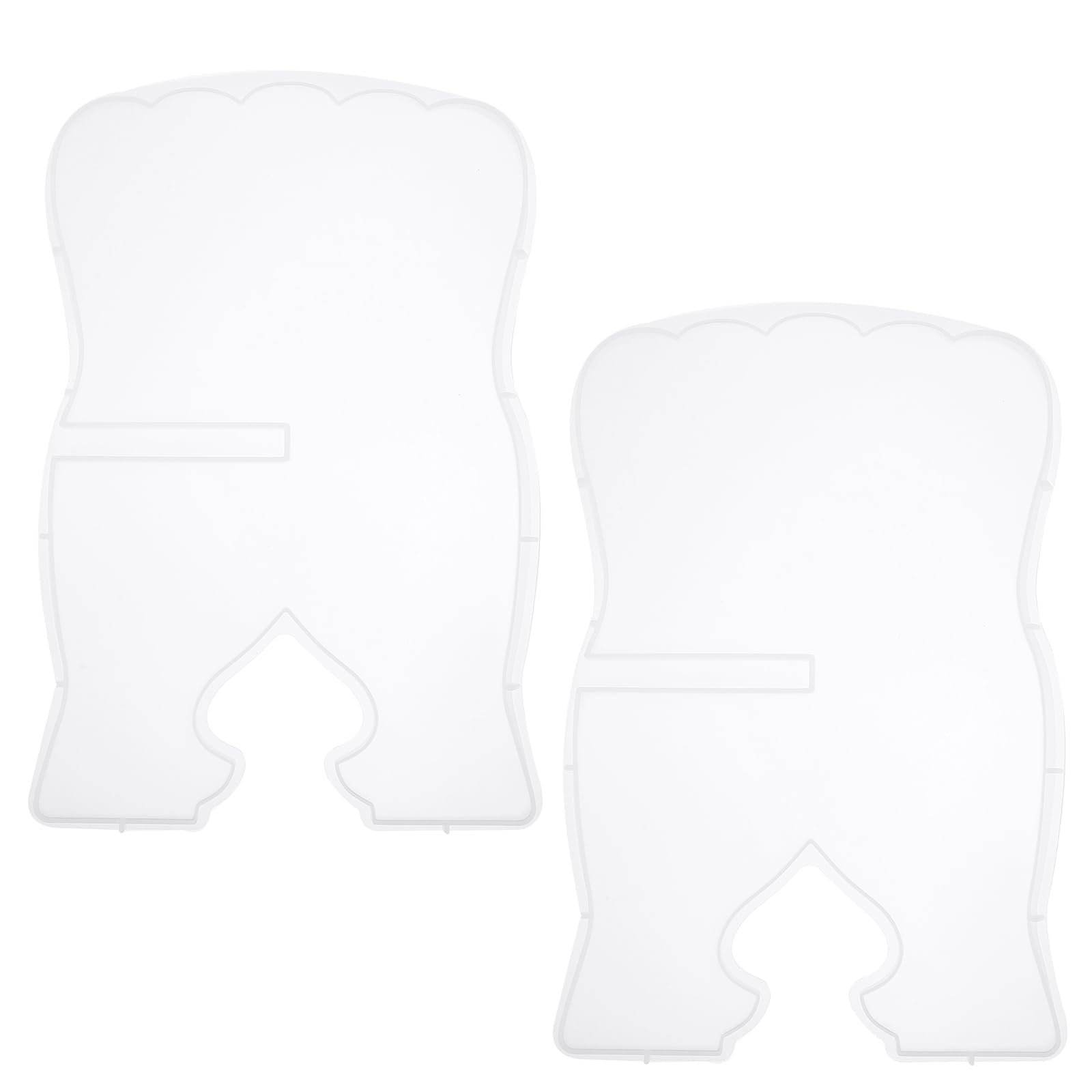 FOMIYES 2Pcs Silicone Book Holder Mold for Epoxy Resin Casting DIY Bookstand Music Sheet Holder Moulds for Reading and Display