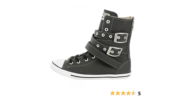 amazon black high top converse