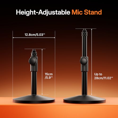 MAONO PD200W Hybrid Micrófono Inalámbrico USB/XLR para PC, Microfono Dinámico de Podcast, Gaming, Streaming, Creación de Contenido y Grabación Vocal en Estudio, con Software y Cancelación de Ruido