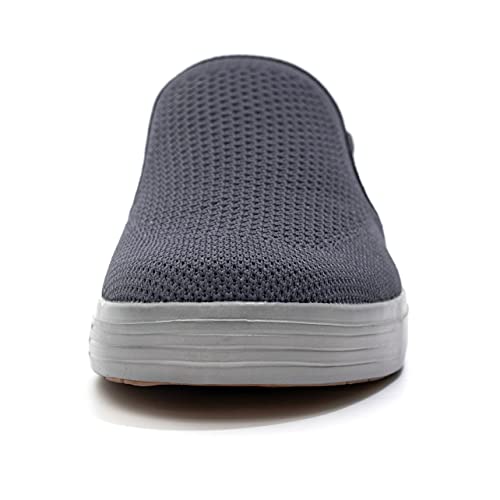 TIOSEBON Men's Memory Foam Mesh Walking Shoes Arch Support Anti Slipon