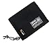 Rough Enough Credit Card Holder for Men Coin Purse Credit Card Wallet for Women Boy Girl Teen Card Organizer Pouch with Zipper for Sport School in Zip Around Black Cordura Fabric