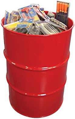 Drum Works Furniture Red Dump Bin Retail Display