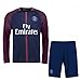 Fan Kitbag Neymar Jr #10 PSG Home Long Sleeve Soccer Jersey & Shorts Paris Saint Germain Youth Kids Home ✓ Premium Gift Picture Backpack