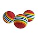 Amrka 10 Pcs Colorful Pet Dog Cat Kitten Soft Eva Foam Rainbow Play Balls Golf Practice Balls Activity Toys