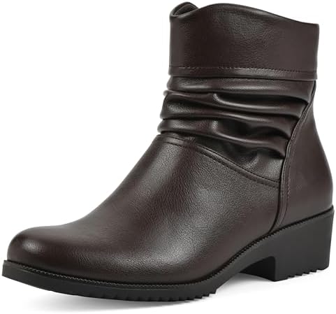 Amazon.com | Birkenstock Collins Boots, Nl Dark Brown, 4.5  display picture 1