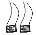 Wadoy CBB61 Ceiling Fan Capacitor 2 Wire for New Tech 4.5uf 50/60Hz 250VAC (2 pack)