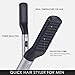 NAIYO Beard Straightener Brush, Electric Beard Straightener and Hair Straightener, Multifunctional Beard and Hair Straightening Brush Comb for man, Heat Beard Straightener and Hair Straightener Brushthumb 1