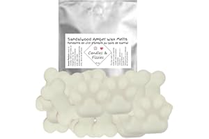 Sandalwood Amber Scented Soy Wax Melts by Candles & Fizzies – Made in Canada - 8 oz of Scented