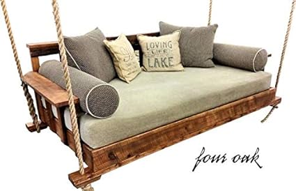 Ad Planet Wood Garden Outdoor Indoor Sofa Swing Chair Wooden Rest