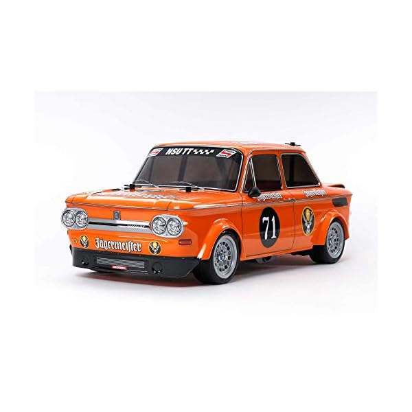TAMIYA 58649 – 1:10 RC NSU TT Prinz Jägermeister M-05, ferngesteuertes Auto,Modellbau,Bausatz,Hobby,Zusammenbauen…