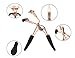 Eyelash Curler URsister, Eyelash 180 degree curled Lashes New Style (Gold) (Rose Gold)