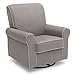 Delta Children Rowen Glider Swivel Rocker Chair, Dove Grey