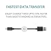 Gembonics 1ft / 30cm Premium Micro USB to USB Cable High Speed USB 2.0 A Male to Micro B for Android, Samsung, HTC, Nokia, Portable Charger, Power Bank, Smartphones, Tablets and More (Black)