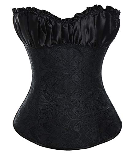Beauty-You-Donna-Sexy-Overbust-allacciatura-corpetti-con-G-String