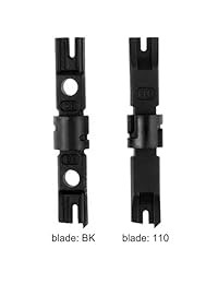 Pelacables Vastar® y herramienta de impacto con dos cuchillas reversibles 110 y BK para la conexión de cables de redes en los terminales, VPT1-ALX-2